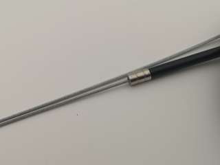 Ca. 1200x Remkabel set 100 cm, Zwart + chroom